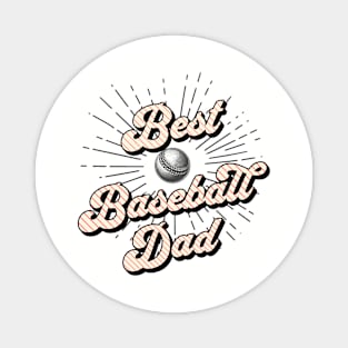 Best Baseball Dad Magnet